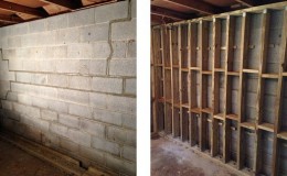 basement wall repair, block repair