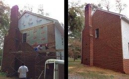 brick masonry wall replacement